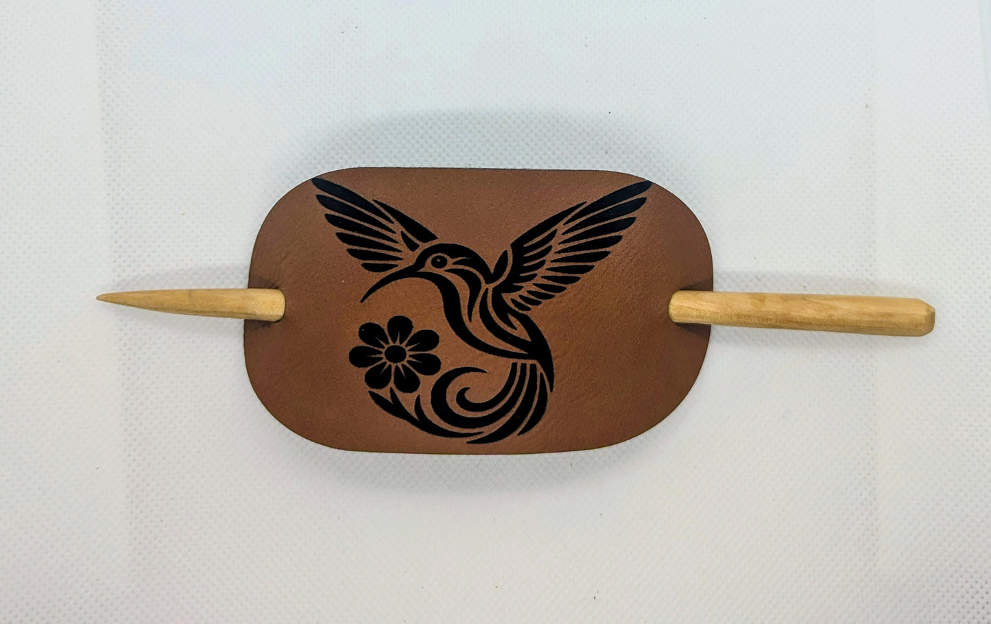 Leatherette Stick Barrette