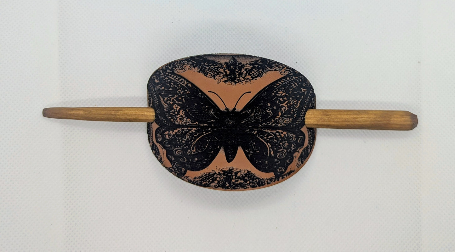 Leatherette Stick Barrette