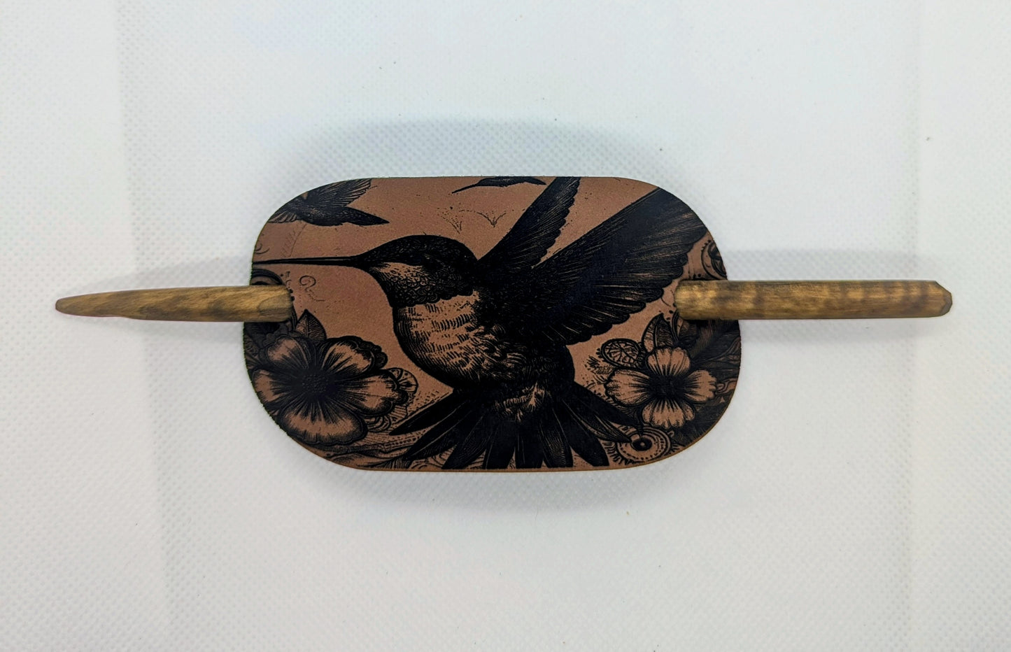 Leatherette Stick Barrette