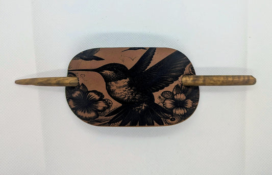 Leatherette Stick Barrette