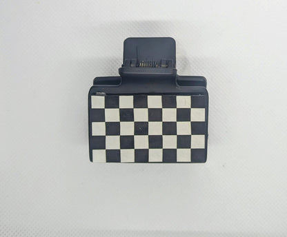 Hair Clip checkered flag